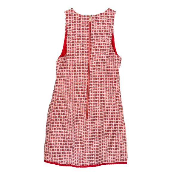 Walter Baker Alexia Valley Red Tweed Dress 6 - Picture 4 of 4